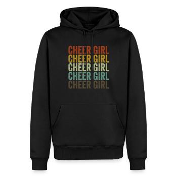 Cheer Girl Cheerleading Cheerleading Girl Team - Männer Premium Bio Hoodie - Schwarz - Vorne - Nico (187cm)