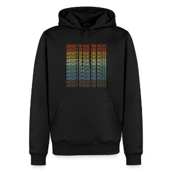 Airsoft Spread The Worlds Airsoft Airsoft Game - Sweat à capuche Premium bio Homme - noir - Devant - Nico (187cm)