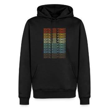 Zahnarzthelferin Zahnärztin Kieferorthopädin Stude - Männer Premium Bio Hoodie - Schwarz - Vorne - Nico (187cm)