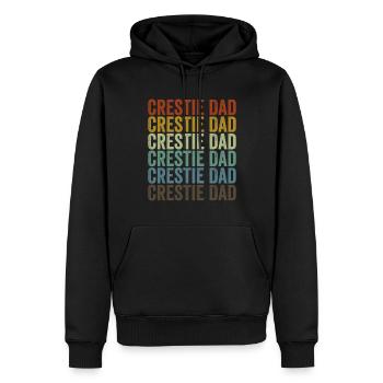 Crestie Dad Crested Gecko Crestie Crestie Dad - Männer Premium Bio Hoodie - Schwarz - Vorne - Nico (187cm)