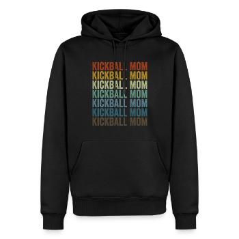 Kickball Mama Kickball Spieler Mama - Männer Premium Bio Hoodie - Schwarz - Vorne - Nico (187cm)