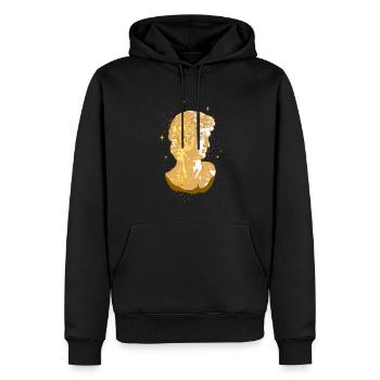 Boujee Esthétique David Statue Bougie - Sweat à capuche Premium bio Homme - noir - Devant - Nico (187cm)