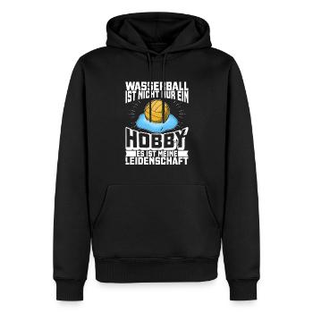 Wasserball Wassersport Wasserballer Team Geschenk - Männer Premium Bio Hoodie - Schwarz - Vorne - Nico (187cm)