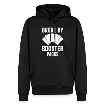 Lustiges Sammelkartenspiel TCG - Männer Premium Bio Hoodie - Schwarz - Vorne - Nico (187cm)
