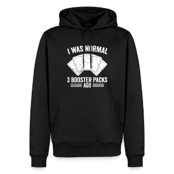 Lustiges Sammelkartenspiel TCG - Männer Premium Bio Hoodie - Schwarz - Vorne - Nico (187cm)