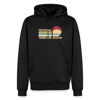 Lustiges Sammelkartenspiel TCG Retro - Männer Premium Bio Hoodie - Schwarz - Vorne - Nico (187cm)