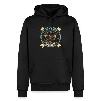 Clarinetist Clarinet Instrument Musicians - Männer Premium Bio Hoodie - Schwarz - Vorne - Nico (187cm)