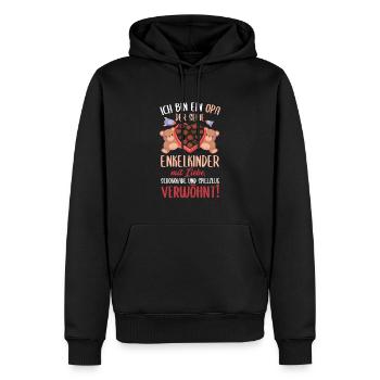 Cooles Opa Großvater Enkel Spruch Motiv - Männer Premium Bio Hoodie - Schwarz - Vorne - Nico (187cm)