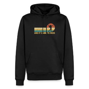 Lustiger Mormonenmissionar LDS Fußball - Männer Premium Bio Hoodie - Schwarz - Vorne - Nico (187cm)