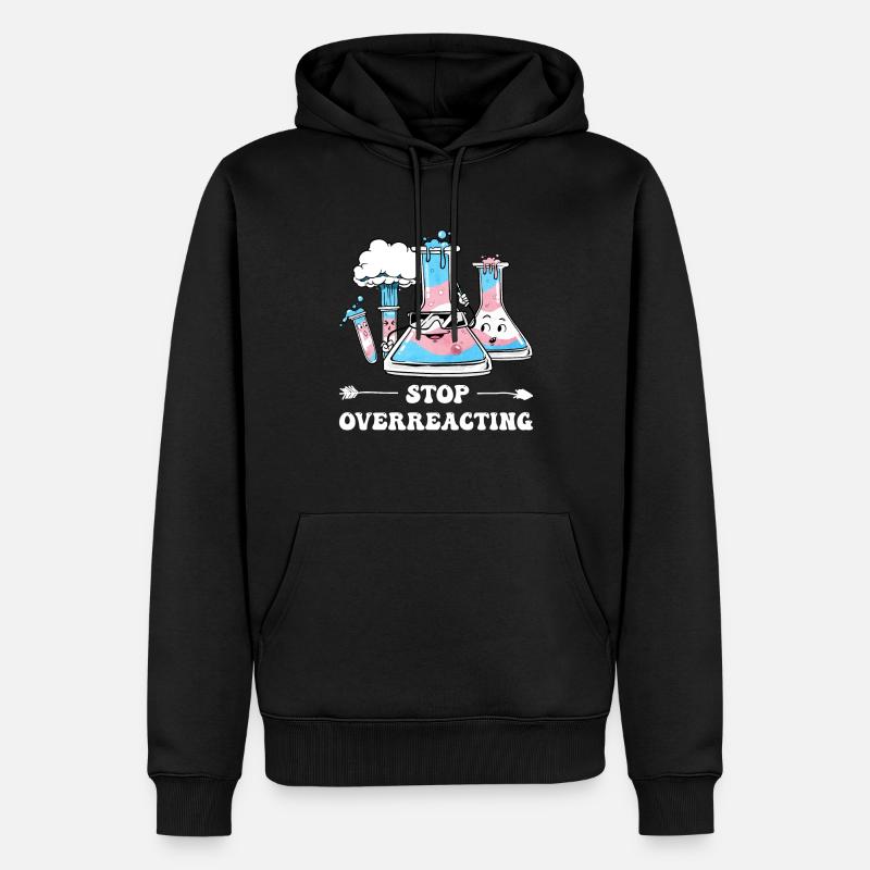 Enseignante en sciences transgenres - Sweat à capuche Premium bio Homme - noir