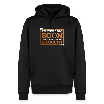 Rentner Rente Komisch Dont Forget My Discount - Männer Premium Bio Hoodie - Schwarz - Vorne - Nico (187cm)