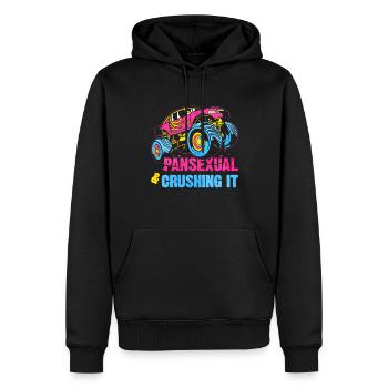 Pansexueller Stolz Monster Truck - Männer Premium Bio Hoodie - Schwarz - Vorne - Nico (187cm)