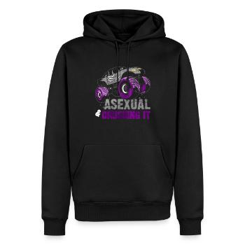 Asexueller Stolz Monster Truck - Männer Premium Bio Hoodie - Schwarz - Vorne - Nico (187cm)