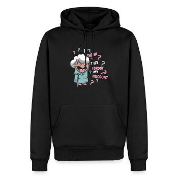 Rentner Rente Humor - Männer Premium Bio Hoodie - Schwarz - Vorne - Nico (187cm)