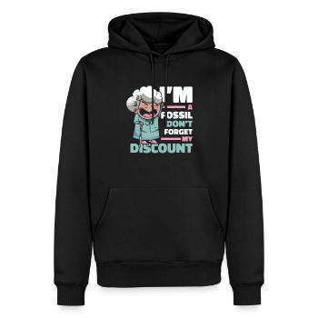 Rentner Rente Humor - Männer Premium Bio Hoodie - Schwarz - Vorne - Nico (187cm)