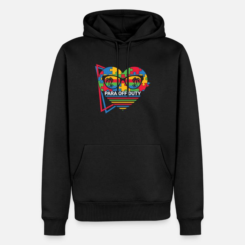 Paraprofessional - Männer Premium Bio Hoodie - Schwarz