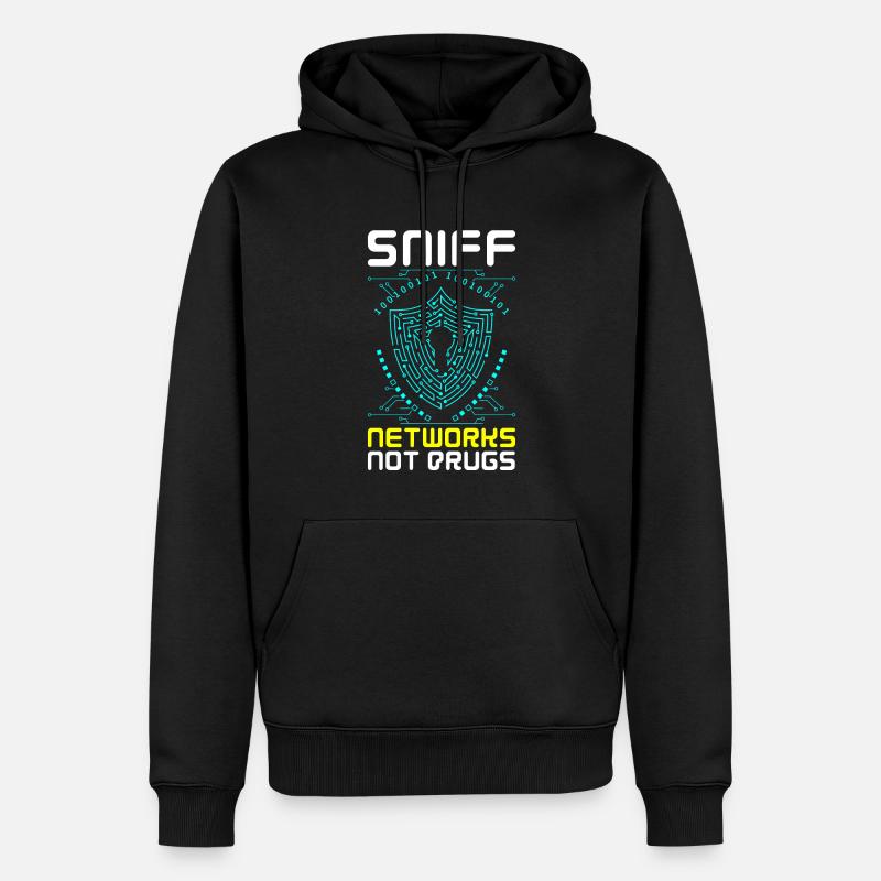 Cybersicherheit Hacking IT - Männer Premium Bio Hoodie - Schwarz