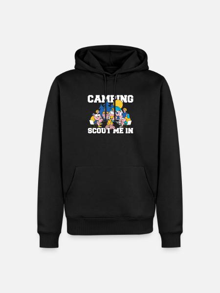 Boy Scout Funny - Men’s Premium Organic Hoodie - black