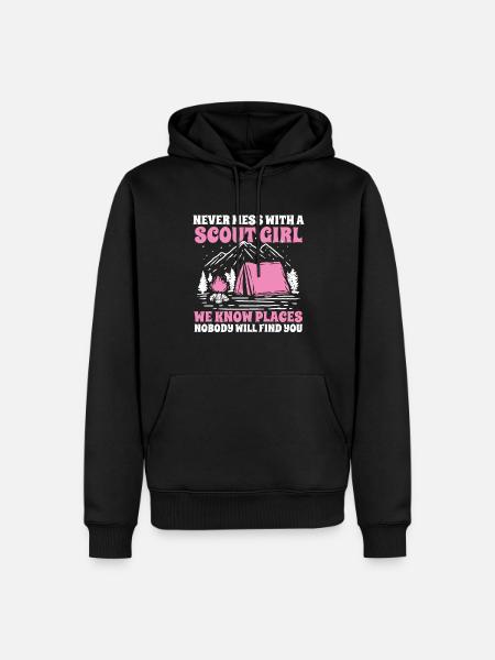 Boy Scout Grappig - Mannen Premium Bio hoodie - zwart