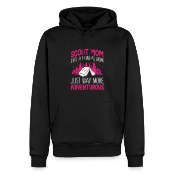 Pfadfinder Mutter - Männer Premium Bio Hoodie - Schwarz - Vorne - Nico (187cm)