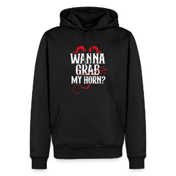 Lustiger Satanismus Satanisch Satan - Männer Premium Bio Hoodie - Schwarz - Vorne - Nico (187cm)
