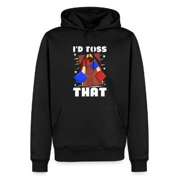 Lustiges Cornhole Corn Hole - Männer Premium Bio Hoodie - Schwarz - Vorne - Nico (187cm)