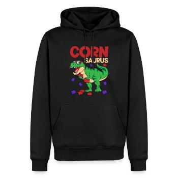 Lustiges Cornhole Corn Hole - Männer Premium Bio Hoodie - Schwarz - Vorne - Nico (187cm)