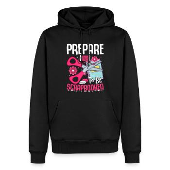 Scrapbooking Scrapbooker - Männer Premium Bio Hoodie - Schwarz - Vorne - Nico (187cm)
