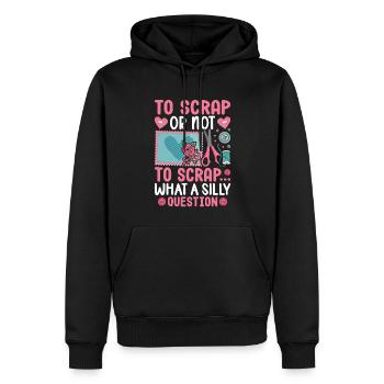 Scrapbooking Scrapbooker - Männer Premium Bio Hoodie - Schwarz - Vorne - Nico (187cm)