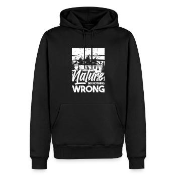 Boy Scouts Nature - Men’s Premium Organic Hoodie - black - Front - Nico (187cm)