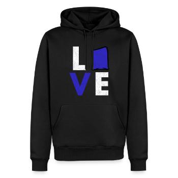 Cornhole corn hole - Men’s Premium Organic Hoodie - black - Front - Nico (187cm)