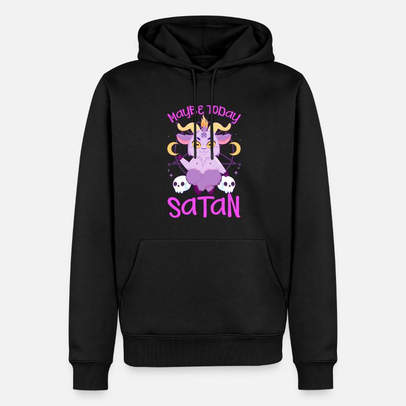 Satanischer Satanismus - Männer Premium Bio Hoodie - Schwarz