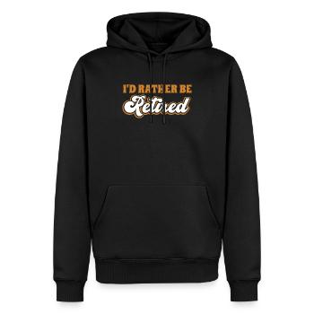 Rentner Rente Rentner - Männer Premium Bio Hoodie - Schwarz - Vorne - Nico (187cm)