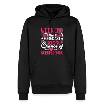 Scrapbooker - Männer Premium Bio Hoodie - Schwarz - Vorne - Nico (187cm)