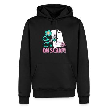 Scrapbooking Scrapbooker - Männer Premium Bio Hoodie - Schwarz - Vorne - Nico (187cm)