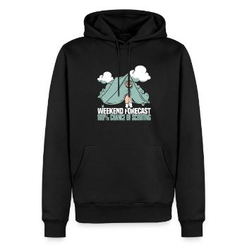 Boy Scout Mignon - Sweat à capuche Premium bio Homme - noir - Devant - Nico (187cm)