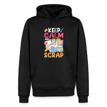 Scrapbooking Scrapbooker - Männer Premium Bio Hoodie - Schwarz - Vorne - Nico (187cm)