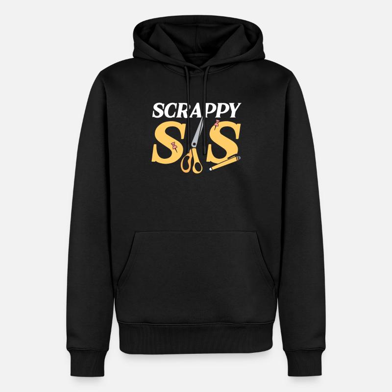 Scrapbooking Scrapbooker - Männer Premium Bio Hoodie - Schwarz