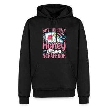 Scrapbooking Scrapbooker - Männer Premium Bio Hoodie - Schwarz - Vorne - Nico (187cm)