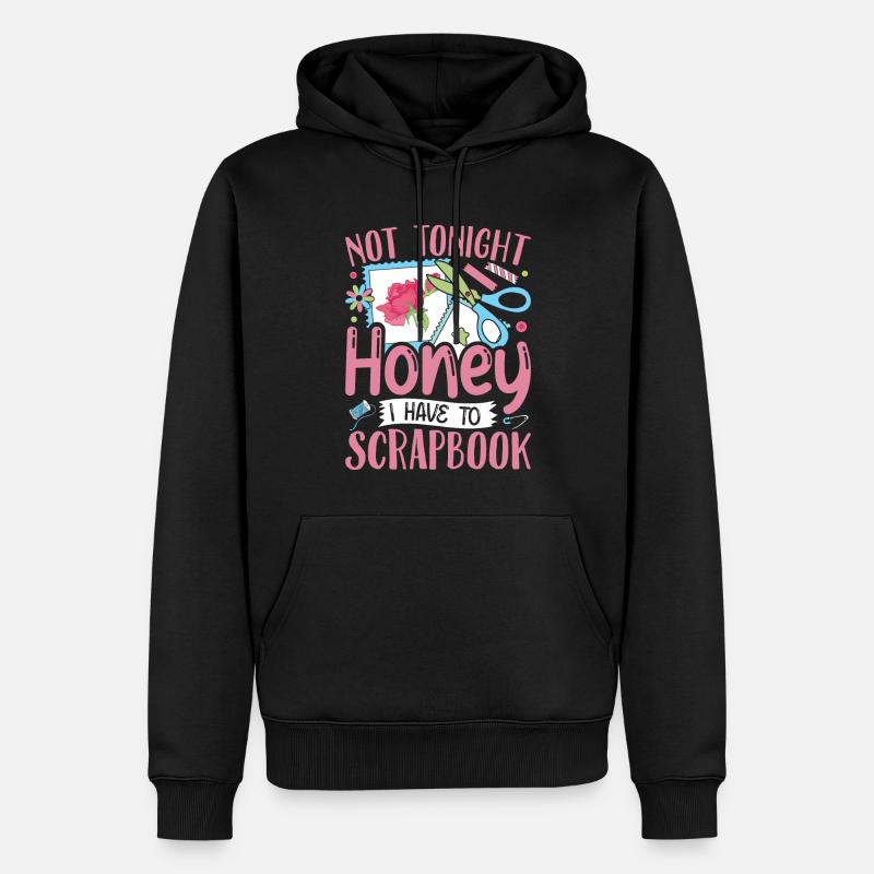 Scrapbooking Scrapbooker - Männer Premium Bio Hoodie - Schwarz