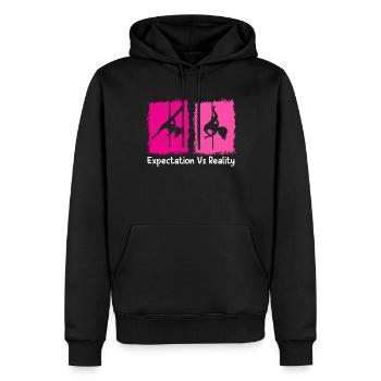 Aerial Silk Aerialist - Männer Premium Bio Hoodie - Schwarz - Vorne - Nico (187cm)