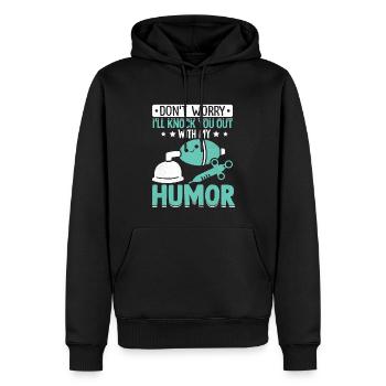 Anesthesiologist Anesthesiology - Men’s Premium Organic Hoodie - black - Front - Nico (187cm)