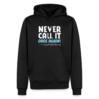 Fagott Fagottist - Männer Premium Bio Hoodie - Schwarz - Vorne - Nico (187cm)