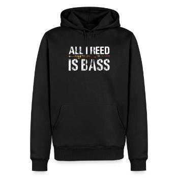 Fagott Fagottist - Männer Premium Bio Hoodie - Schwarz - Vorne - Nico (187cm)