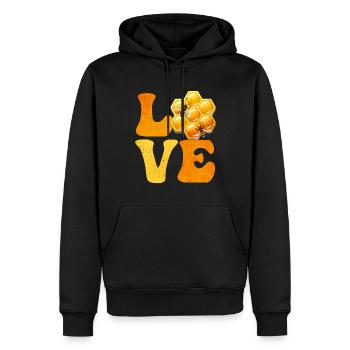 Imkerei Imker Honig Bienen Honig - Männer Premium Bio Hoodie - Schwarz - Vorne - Nico (187cm)