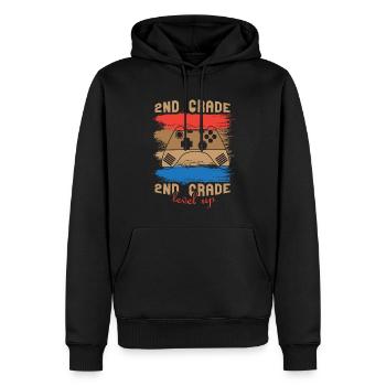 Zweite Klasse Rainbow Girls Jungen Lehrerteam 2. - Männer Premium Bio Hoodie - Schwarz - Vorne - Nico (187cm)