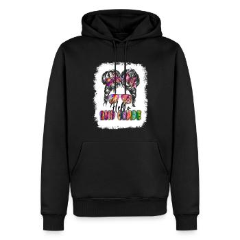 Zweite Klasse Rainbow Girls Jungen Lehrerteam 2. - Männer Premium Bio Hoodie - Schwarz - Vorne - Nico (187cm)