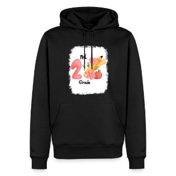 Zweite Klasse Rainbow Girls Jungen Lehrerteam 2. - Männer Premium Bio Hoodie - Schwarz - Vorne - Nico (187cm)