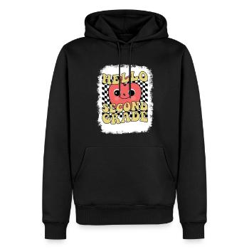 Zweite Klasse Rainbow Girls Jungen Lehrerteam 2. - Männer Premium Bio Hoodie - Schwarz - Vorne - Nico (187cm)