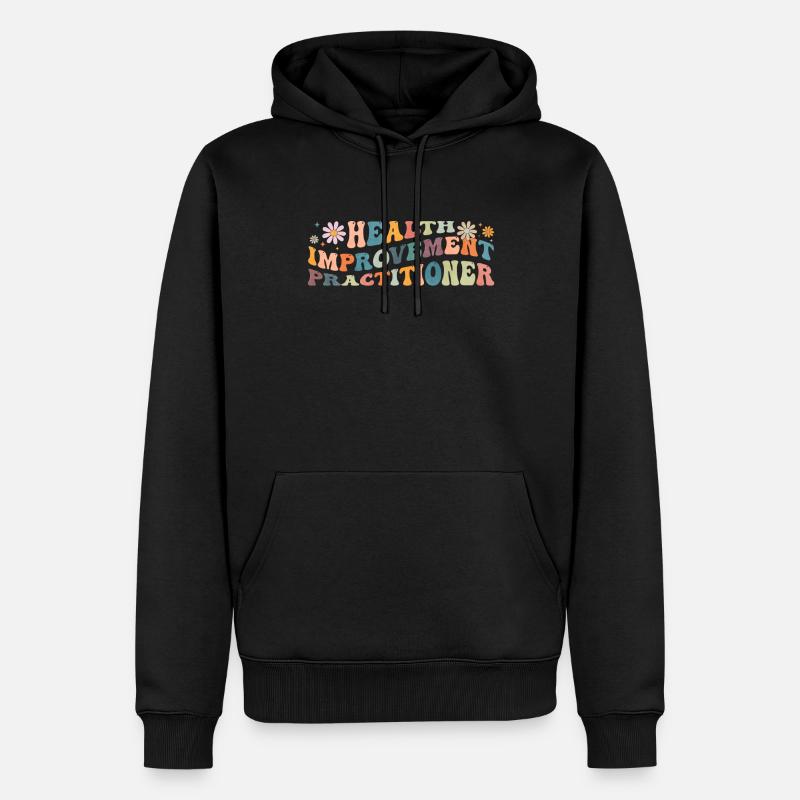 Groovy Health Improvement Practitioner - Männer Premium Bio Hoodie - Schwarz
